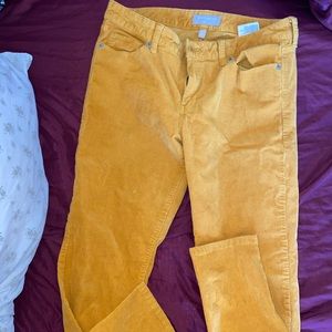Mustard yellow jeans